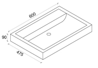 Мебель для ванной АСБ Лилия-Квадро 60 металлик