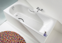Стальная ванна Kaldewei Advantage Saniform Plus Star 336 с покрытием Anti-Slip и Easy-Clean
