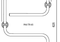 Полотенцесушитель электрический PAX-TR 65 хром