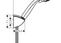   Hansgrohe Crometta 85 Variojet / Porter'C 27559000